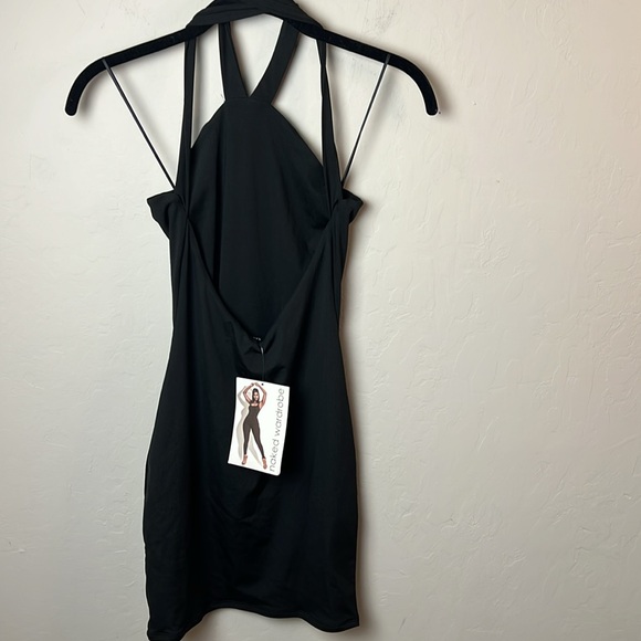 NWT Naked Wardrobe Halter Mini Dress - Picture 6 of 8